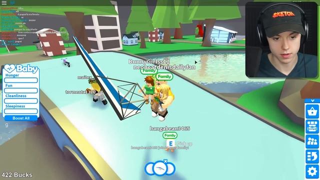 DROPPING BABIES WITH THE GLIDER IN ADOPT ME! смотреть онлайн