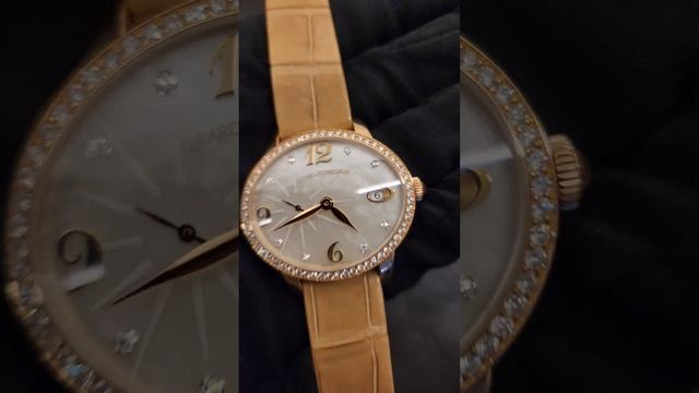 ОЧЕНЬ ИЗЯЩНЫЕ GIRARD-PERREGAUX ИЗ РОЗОВОГО ЗОЛОТА С БРИЛЛИАНТАМИ!