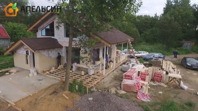 Строительство дома из газобетона - видео. смотреть онлайн