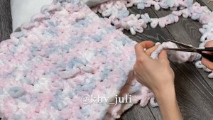 Подушка из ALIZE PUFFY ?/JiJi вязание