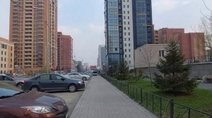 НОВОСИБИРСК 4К/ ПРОГУЛКА ПЕШКОМ ПО УЛИЦЕ СЕМЬИ ШАМШИНЫХ/ ЦЕНТРАЛЬНЫЙ РАЙОН/ПРАВЫЙ БЕРЕГ/ МАЙ 2022