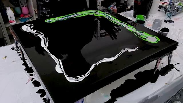 Super Interesting Color Combination and Design! ~ Abstract Acrylic Fluid Painting ~ Acrylic Pouring смотреть онлайн