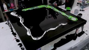 Super Interesting Color Combination and Design! ~ Abstract Acrylic Fluid Painting ~ Acrylic Pouring