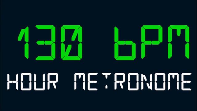 130 BPM (Beats Per Minute) Hour Metronome смотреть онлайн