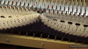 Декоративный подгиб на вязальной машине