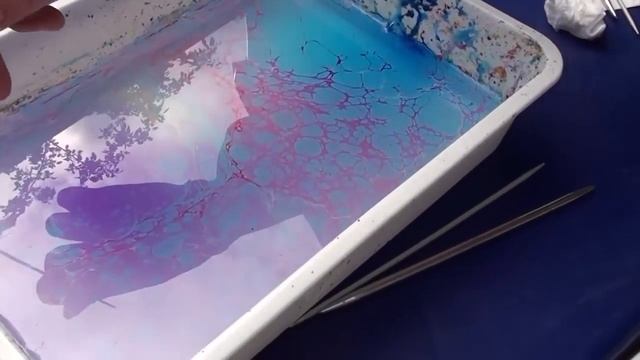 Мастер класс эбру. Рисование на воде смотреть онлайн