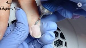 ГЕЛЬ-ЛАК после наращивания/укрепление ногтей ?/простой дизайн