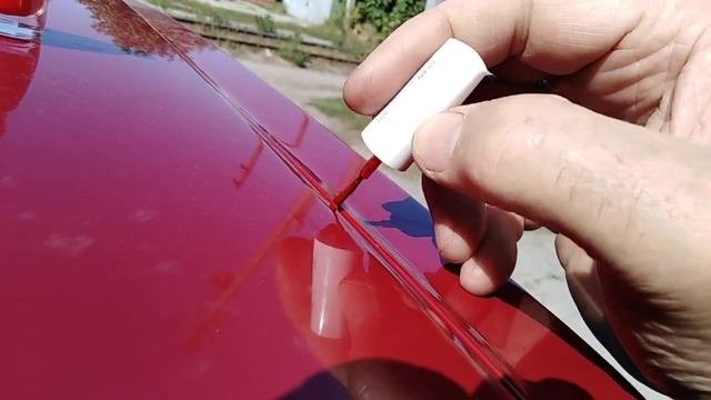 Косметическая покраска автомобиля.