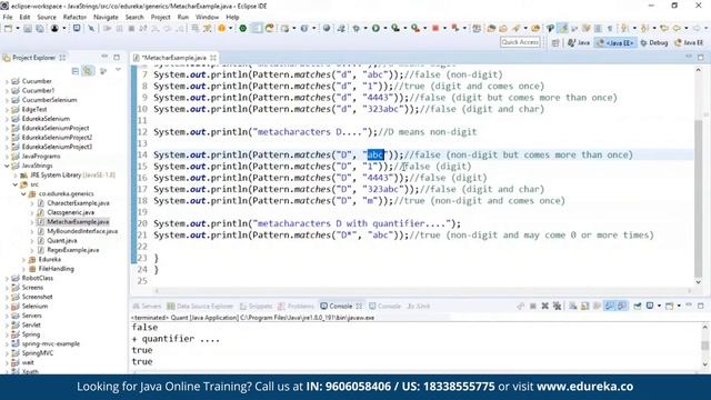 Java Regular Expressions Tutorial | Regular Expressions in Java | Edureka | Java Rewind - 2 смотреть онлайн