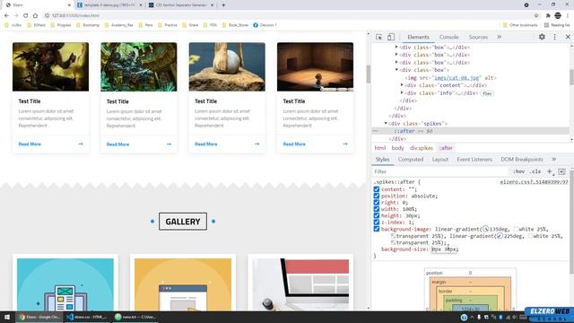 [Arabic] HTML & CSS Template Three 2021 - #32 - Separators And Shapes