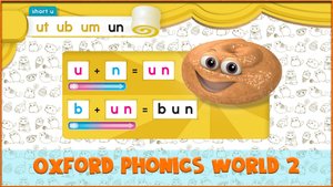 Short | un | Oxford Phonics World 2 - Short Vowels. #40
