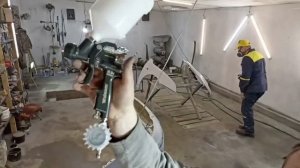 Простая покраска авто в гараже по технологии мокрый по мокрому