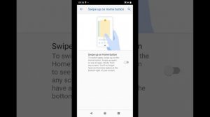 How to enable or disable the swipe up on home button on Android Pie 9.0 phones