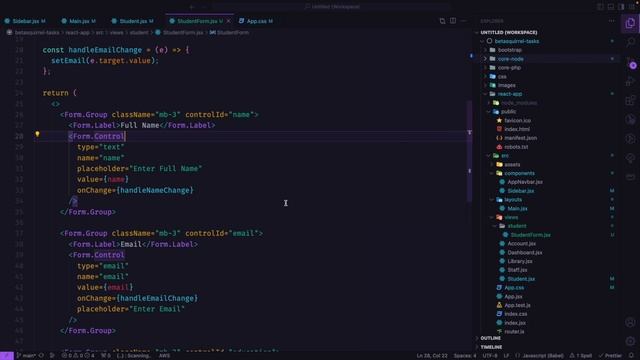 React Form Mastery: Create a Universal State Handler Function - Malayalam Tutorial