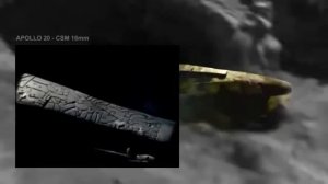 Космический корабль на обратной стороне луны