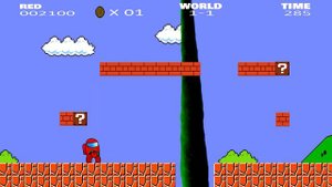 Among Us but with Super Mario Bros Animation