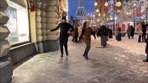 Шибаба Чеченская Лезгинка 2022 Девушка Танцует Круто Взорвали Москва ALISHKA Никольская Shibaba