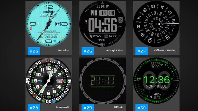 Top 50 Minimalistic Watch Faces For the Amazfit T-Rex смотреть онлайн