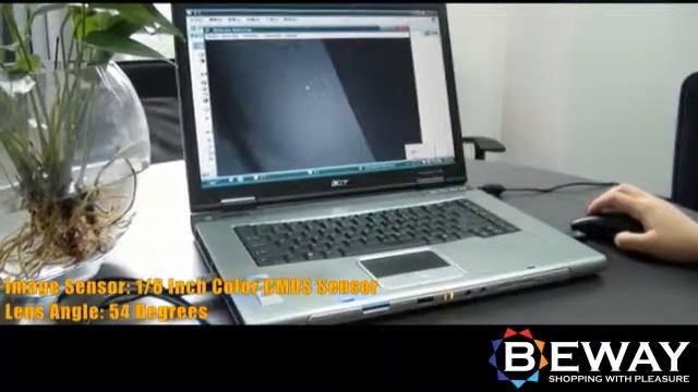 Ендоскопна камера - 14mm леща, 0.3MP, 10 метра дължина, USB смотреть онлайн