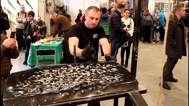 Ибис и нож SKIF, тест по двери Стальная грань XVII 2016 смотреть онлайн