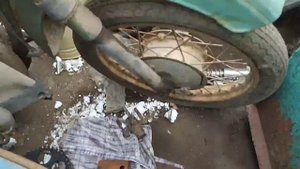 ИЖ 56 с коляской. Редкий мотоцикл 1960г. на металлоприёмке. #ИЖ #мотоцикл #редкий