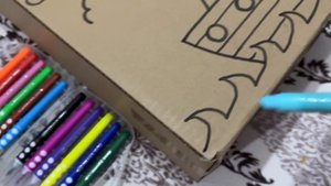 KARTON KUTU BOYAMA ETKİNLİĞİ YAPALIM !! ELİF SİNEM VİDEOLARI !!