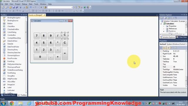 How to Make a Calculator in C# Windows Form Application Part-1 смотреть онлайн