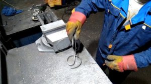 простой цветок из металла часть 1