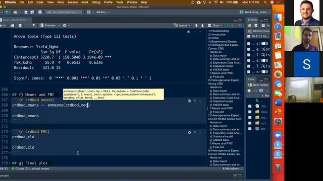 AGSA R Workshop - ANOVA and Experimental Design (Day 1) смотреть онлайн