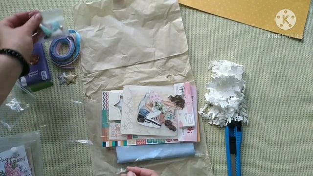 АТС от Ольги May. Распаковка посылки.Скрапбукинг смотреть онлайн