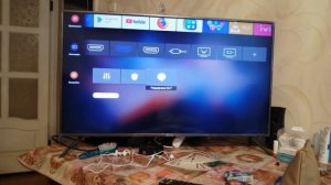 Обзор на не дорогой 4K, Smart TV телевизор KIVI 40F730GR  Настройка пульта в описание. 2020/2021 го