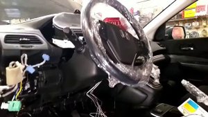 Honda CRV установка сигнализации StarLine + gps + gsm мониторинг.Автолайт автосвет автоэлектрик OLL