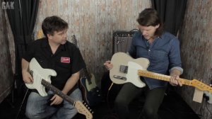 Fender Custom Shop Limited 55 Esquire & 2015 Postmodern Stratocaster demo at GAK