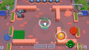 Пытаемся сделать 3 прыжках на дино в игре бравл Старс