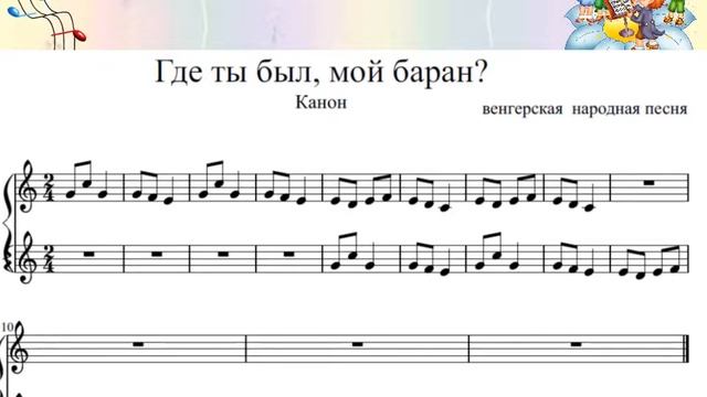 На на песни где ты была. Где ты был мой баран венгерская народная песня. Где ты был мой баран Ноты. Ноты на бараны. Песенка где ты был мой баран слова.