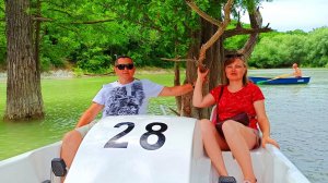 Отдых на Кипарисовом Озере. Прогулка на катамаране