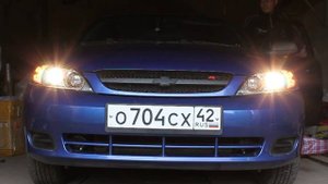 Фары от Suzuki Reno на Chevrolet Lacetti Hatch