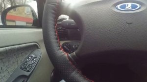 Китайская оплетка руля на ЛАДА Калина