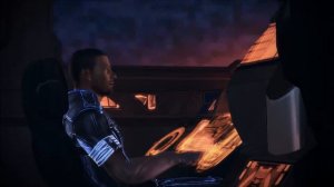 Mass Effect 3 - Citadel DLC - Cortez and Shepard taking a spin in the shuttle