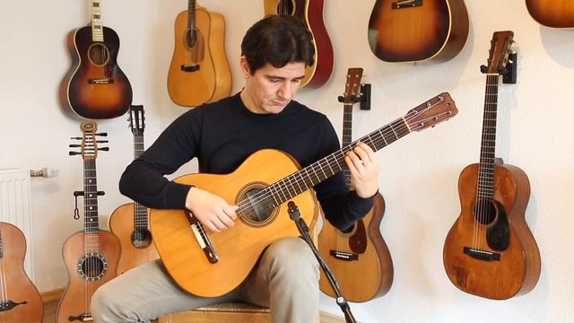 Jose Ramirez II 1929 - nice flamenco guitar смотреть онлайн