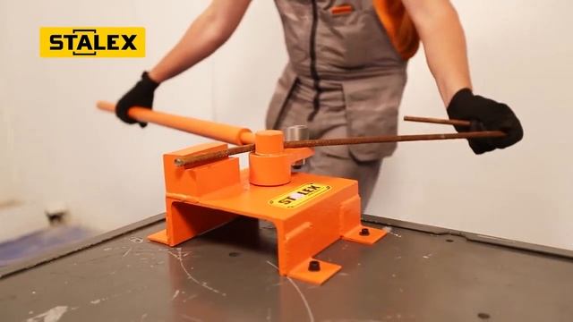 Видео работы| Станок для гибки арматуры Stalex DR20 смотреть онлайн