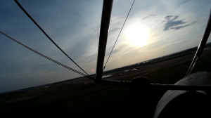 Дельталёт. Полёт вечерний на дельталёте