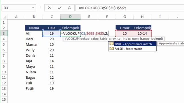 How To Group Ages In Ranges With VLOOKUP In Excel смотреть онлайн