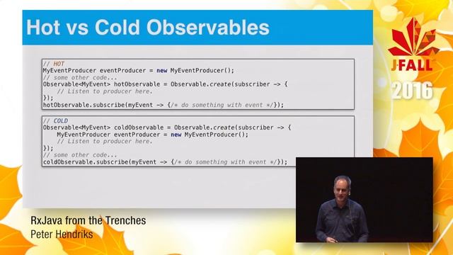 J-Fall 2016 Speaker Peter Hendriks - RxJava from the Trenches смотреть онлайн