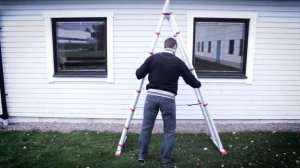 Телескопическая лестница-стремянка Telesteps Combi Line Red 3,0м