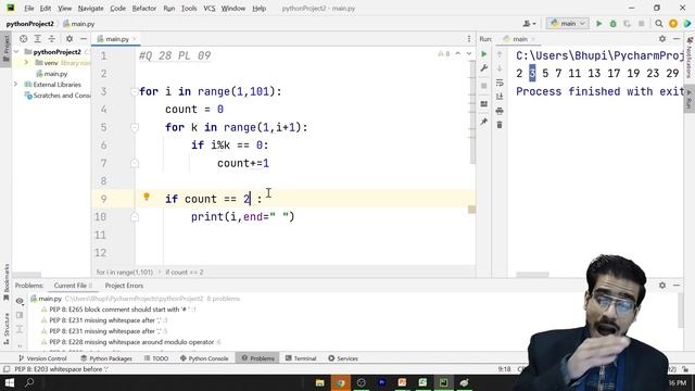 Prime Number Postmortem | Python Coding Round #84