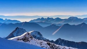 Красивый вид на горы