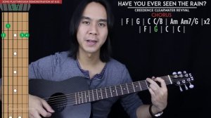 Have You Ever Seen The Rain Acoustic Guitar Tutorial 🎸Creedence Clearwater Revival Guitar Lesson