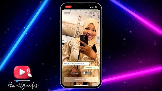 How to use Custom Wallpaper on Telegram смотреть онлайн