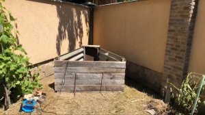 Робимо яму для компосту з листів шифера, частина 2